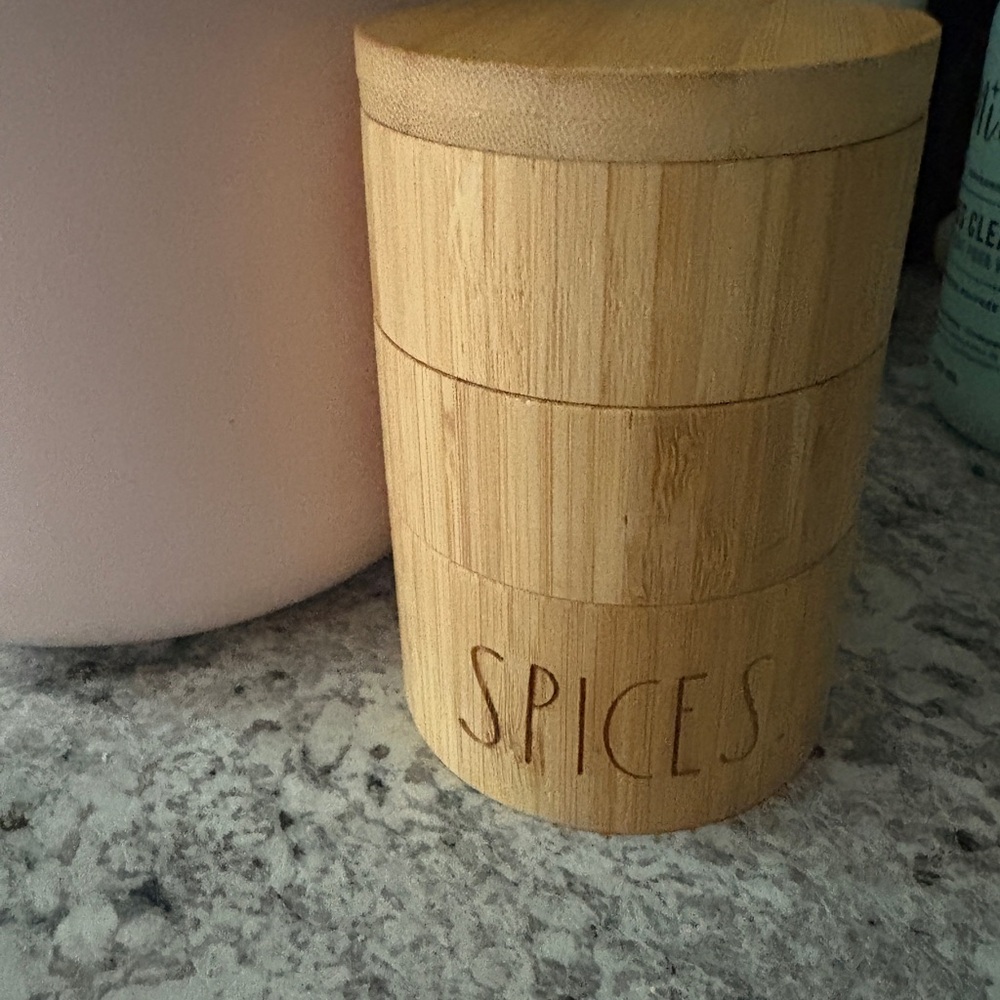 Rae Dunn Bamboo Spice Canister